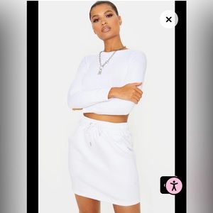 PrettyLittleThing Drawstring Mini Skirt